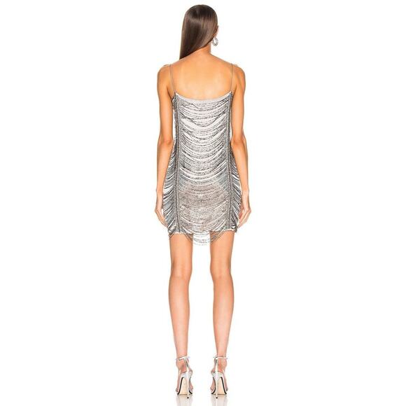 Zeynep Arcay Mini Bead Dress Light Grey - Picture 3 of 12